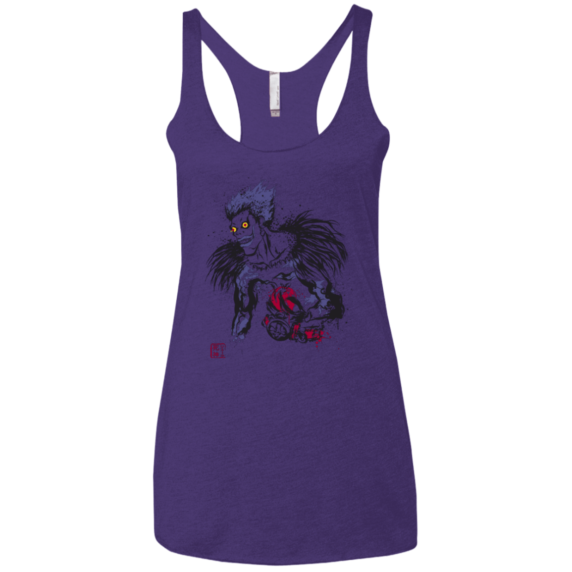 T-Shirts Purple / X-Small Ink-Ryuk Women's Triblend Racerback Tank