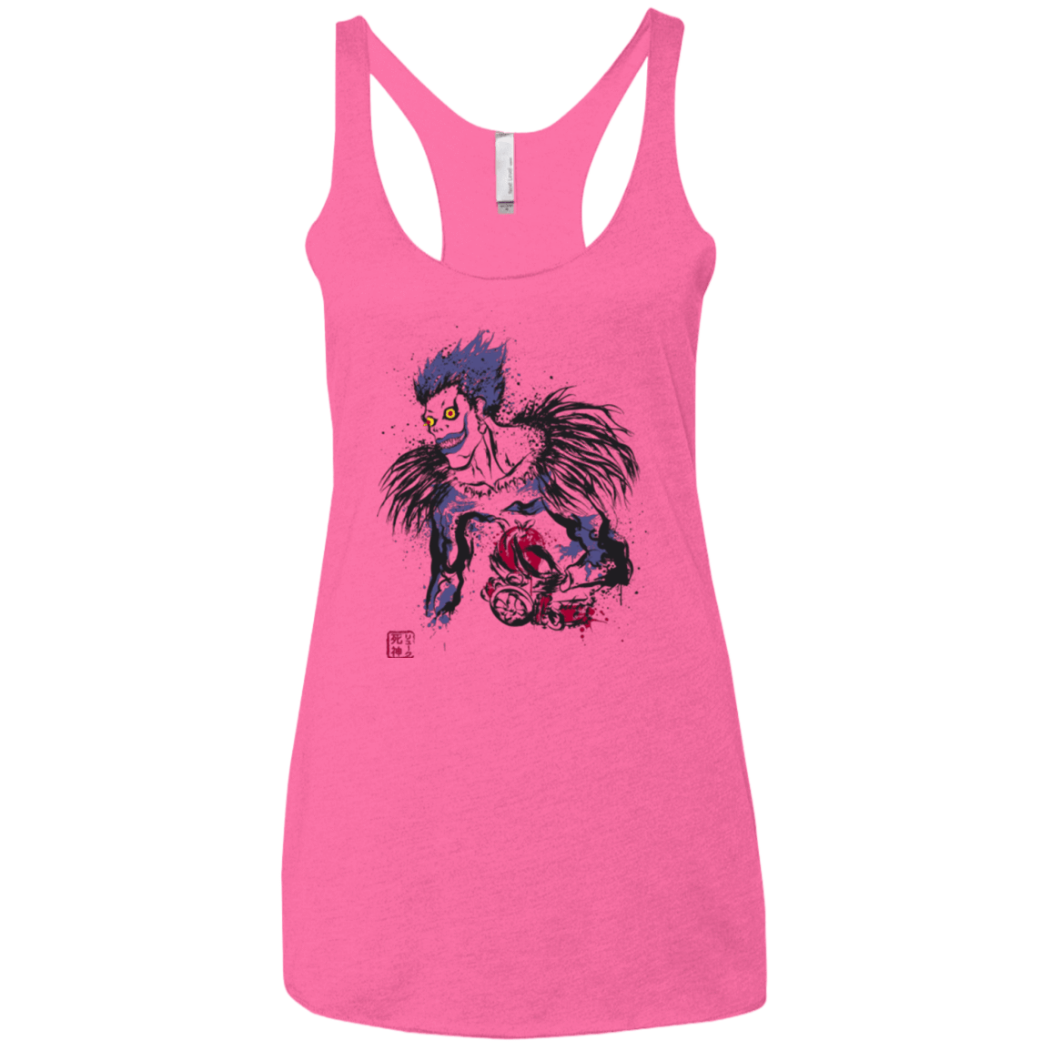 T-Shirts Vintage Pink / X-Small Ink-Ryuk Women's Triblend Racerback Tank
