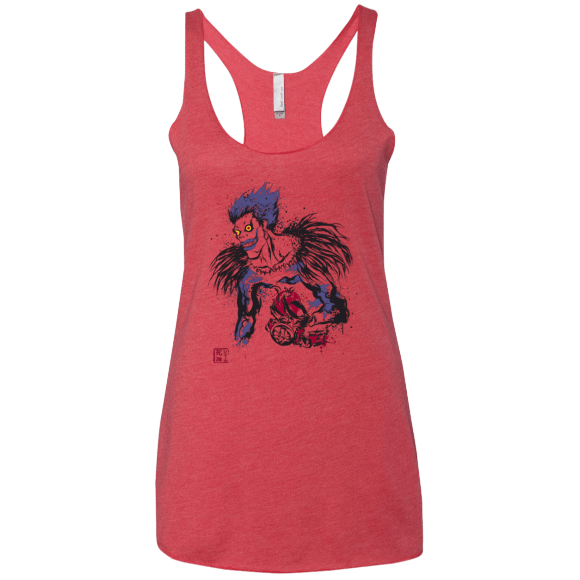 T-Shirts Vintage Red / X-Small Ink-Ryuk Women's Triblend Racerback Tank