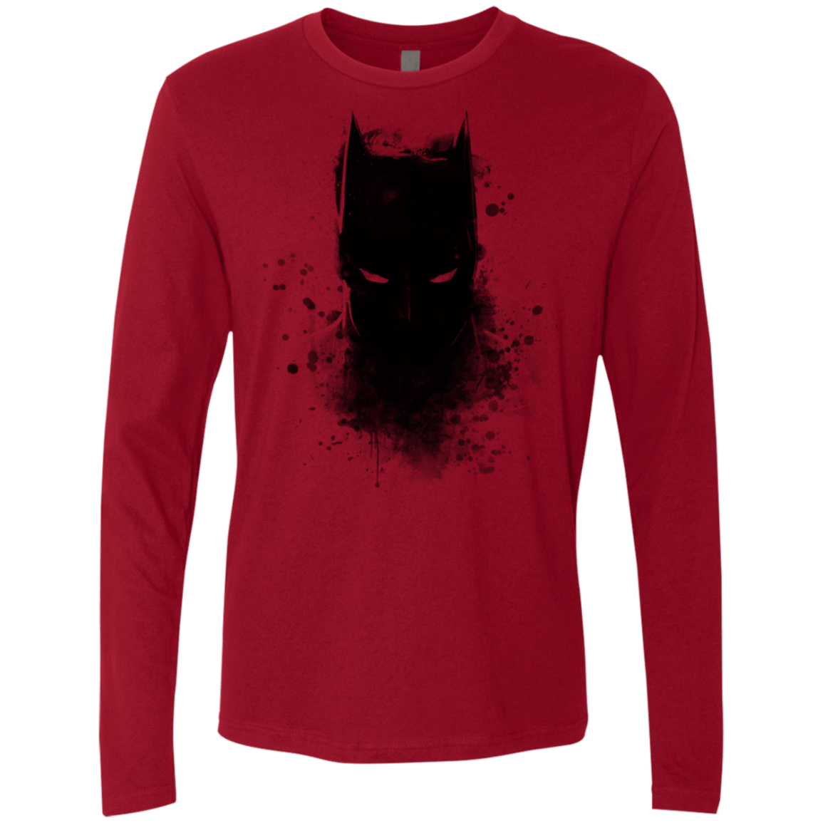 T-Shirts Cardinal / S Ink Shadow Men's Premium Long Sleeve