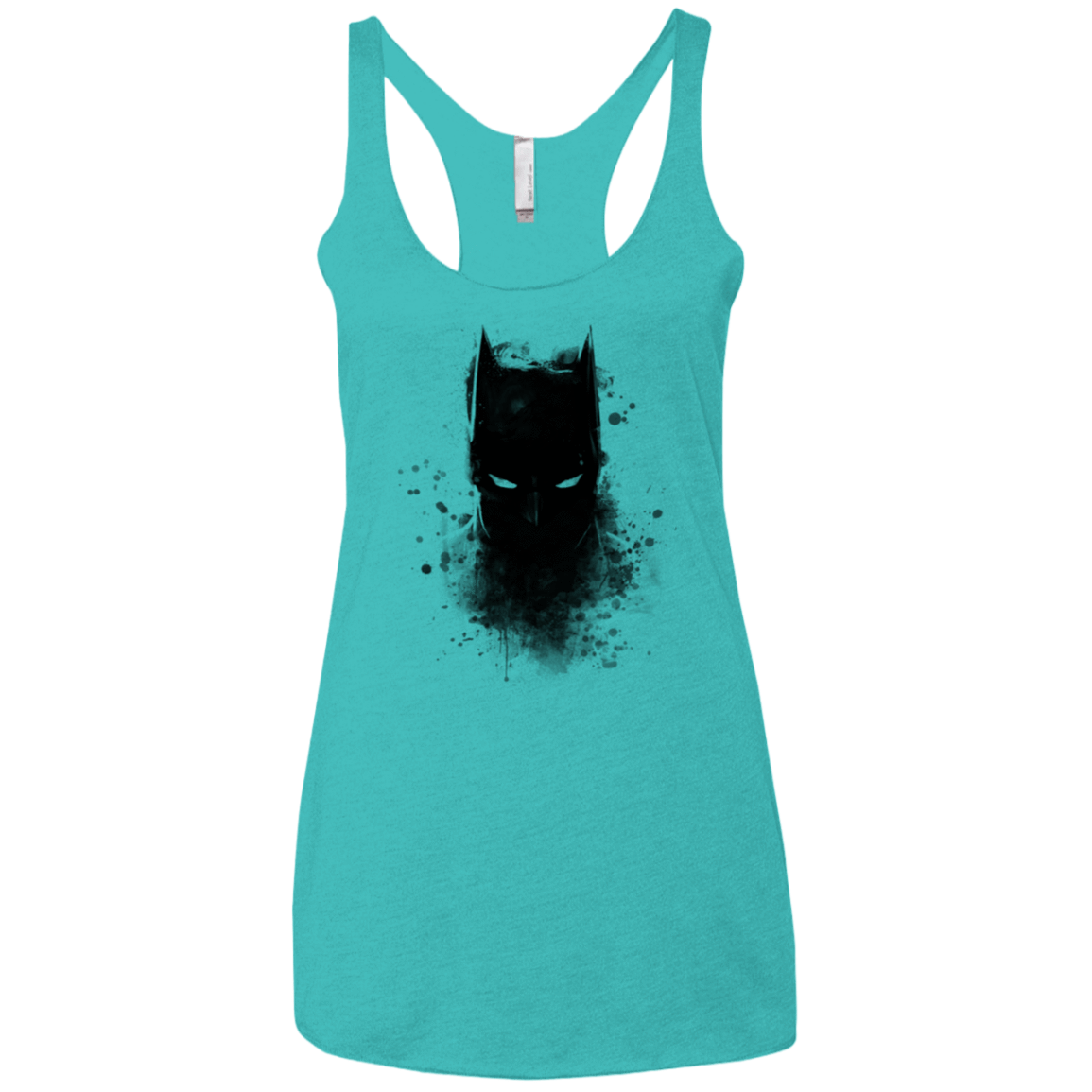 T-Shirts Tahiti Blue / X-Small Ink Shadow Women's Triblend Racerback Tank
