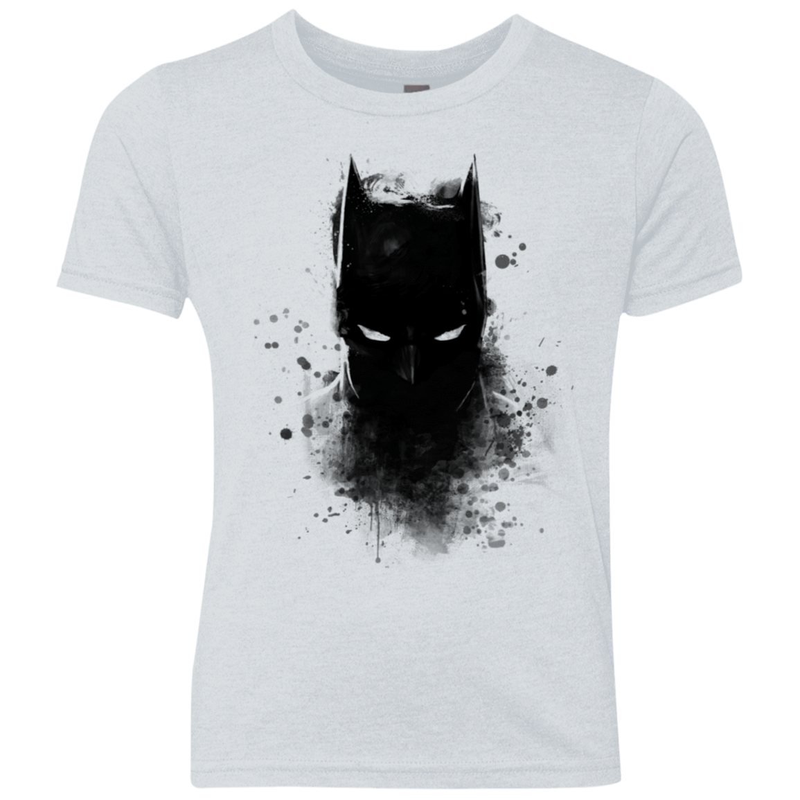 T-Shirts Heather White / YXS Ink Shadow Youth Triblend T-Shirt