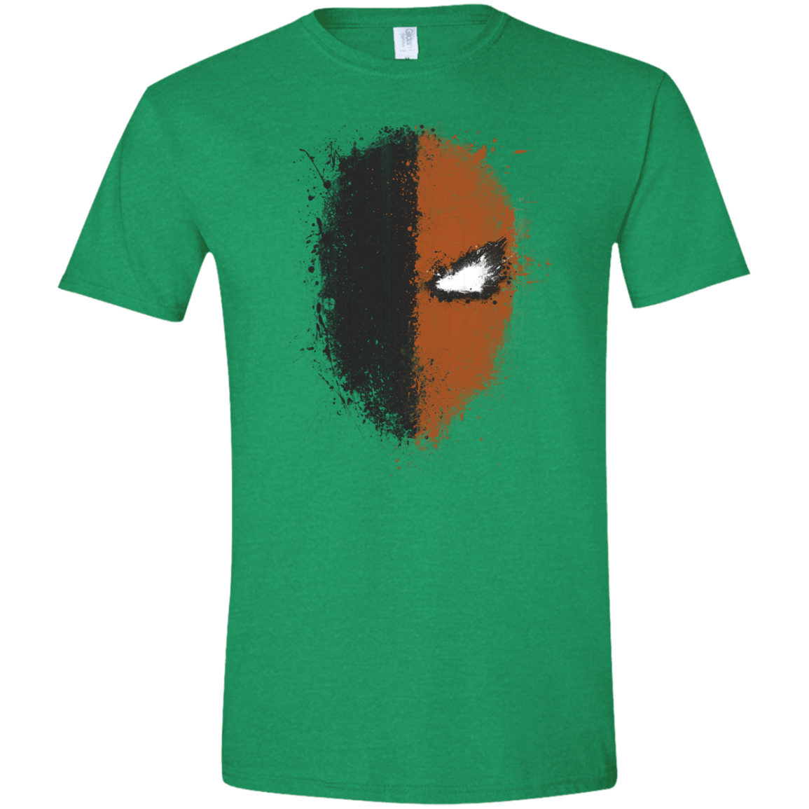 T-Shirts Heather Irish Green / S Ink Stroke Men's Semi-Fitted Softstyle