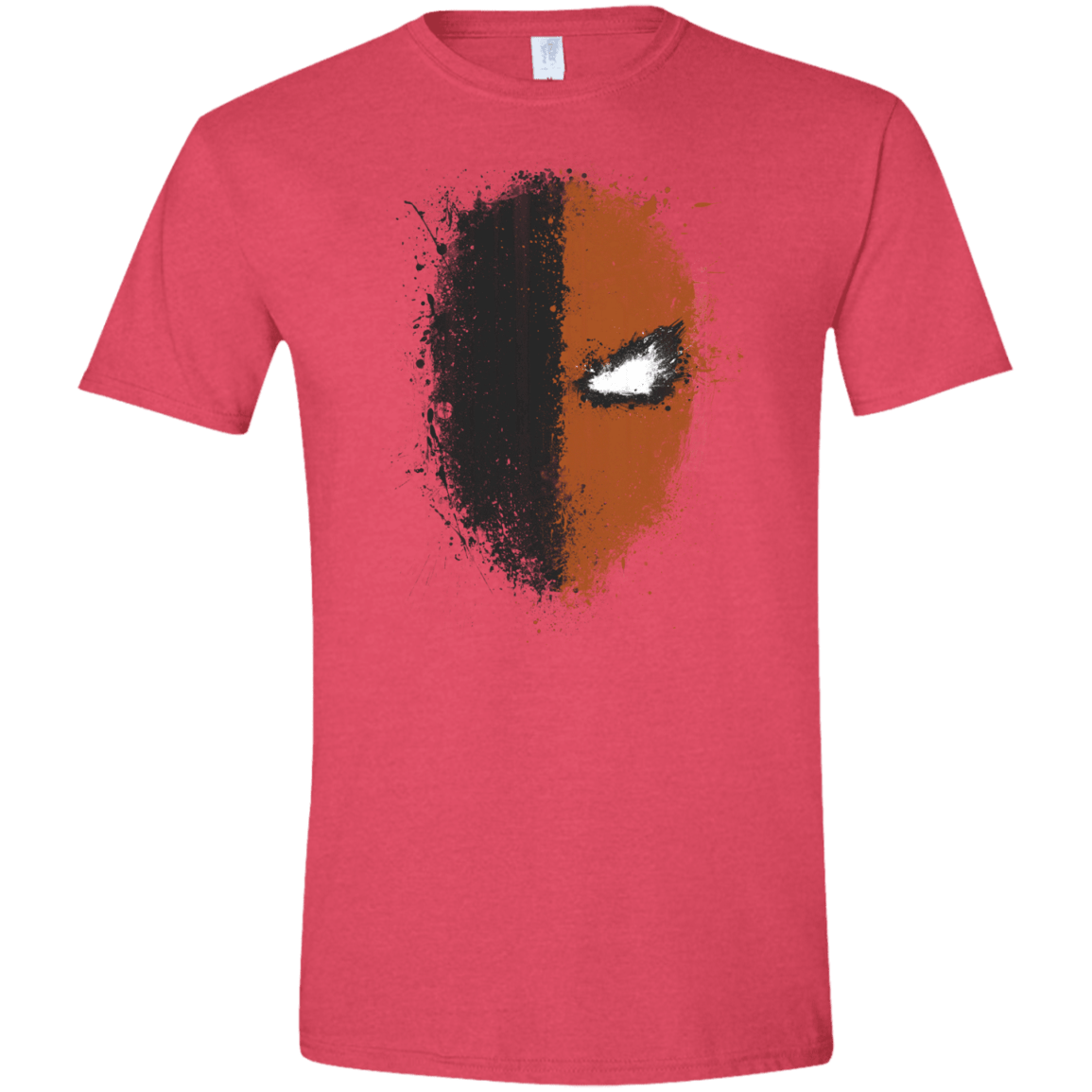 T-Shirts Heather Red / S Ink Stroke Men's Semi-Fitted Softstyle