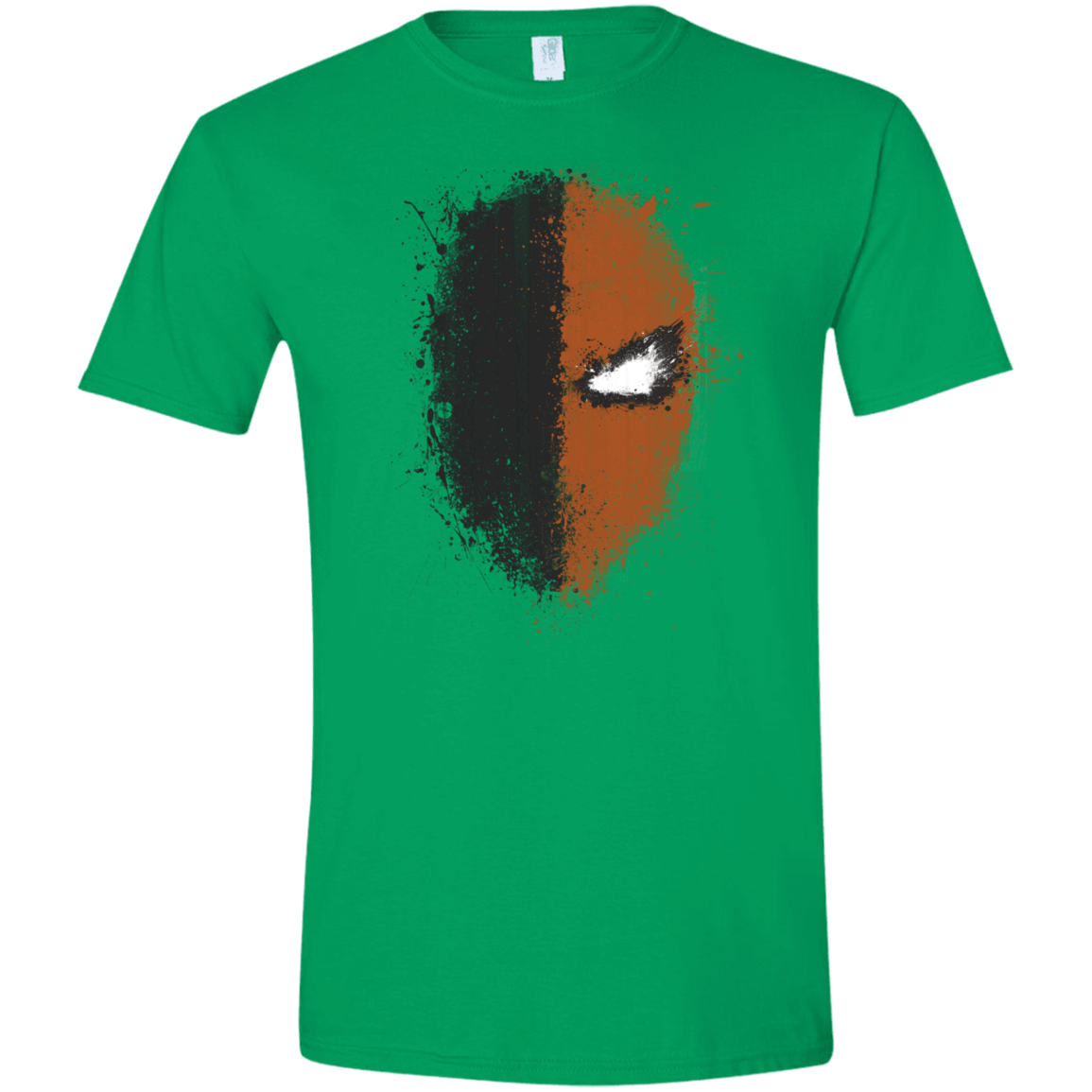 T-Shirts Irish Green / S Ink Stroke Men's Semi-Fitted Softstyle