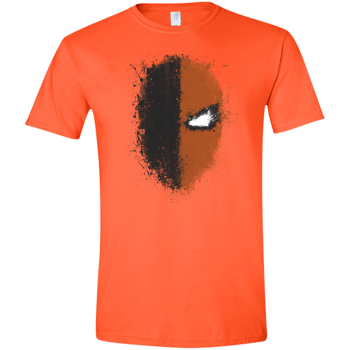 T-Shirts Orange / S Ink Stroke Men's Semi-Fitted Softstyle