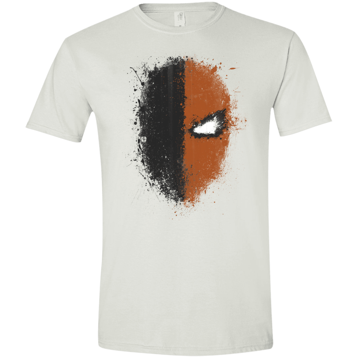 T-Shirts White / X-Small Ink Stroke Men's Semi-Fitted Softstyle