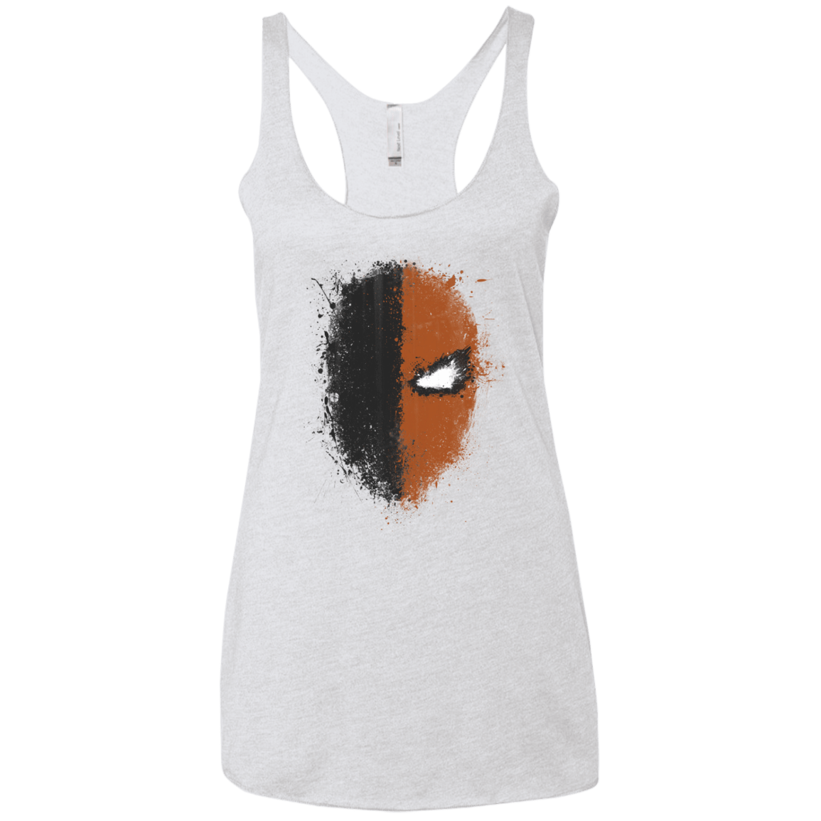 T-Shirts Heather White / X-Small Ink Stroke Women's Triblend Racerback Tank