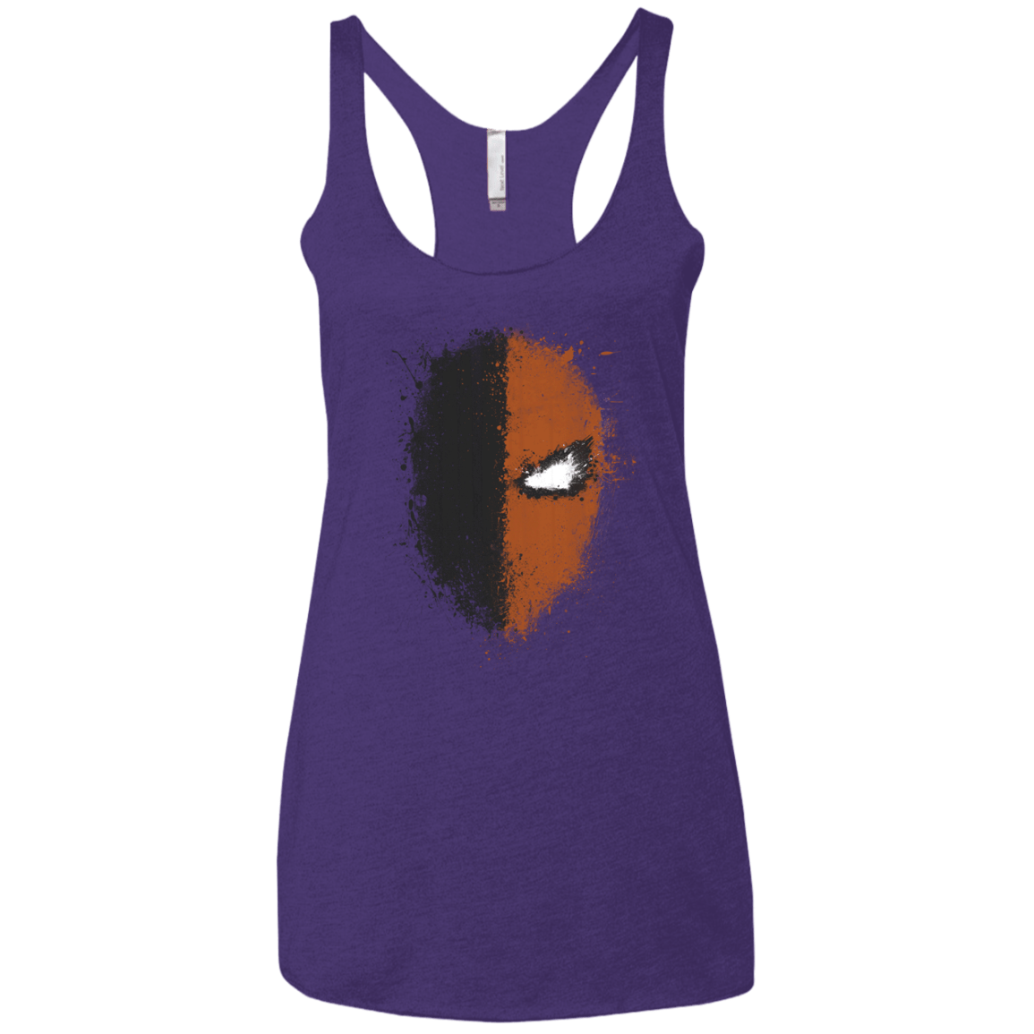 T-Shirts Purple Rush / X-Small Ink Stroke Women's Triblend Racerback Tank