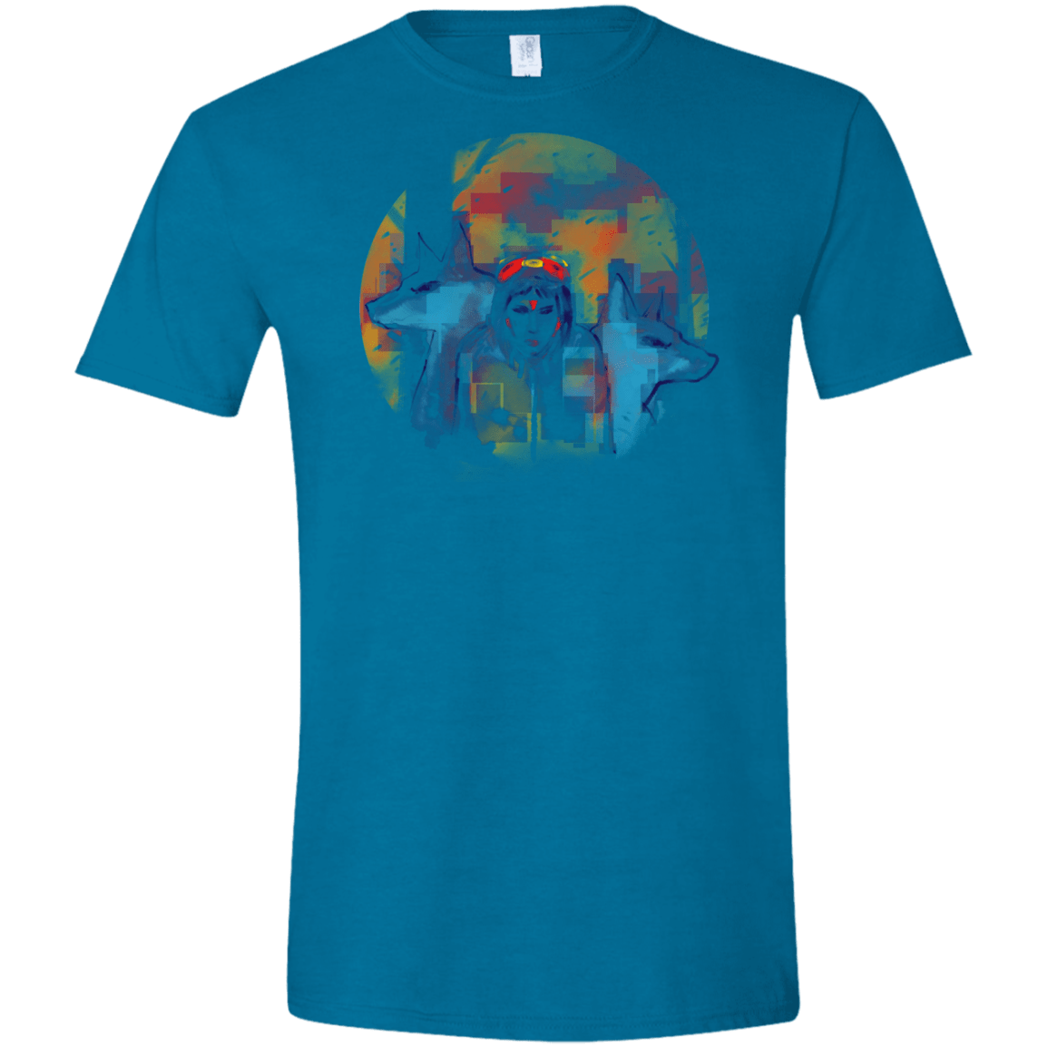 T-Shirts Antique Sapphire / S Inked Princess Men's Semi-Fitted Softstyle