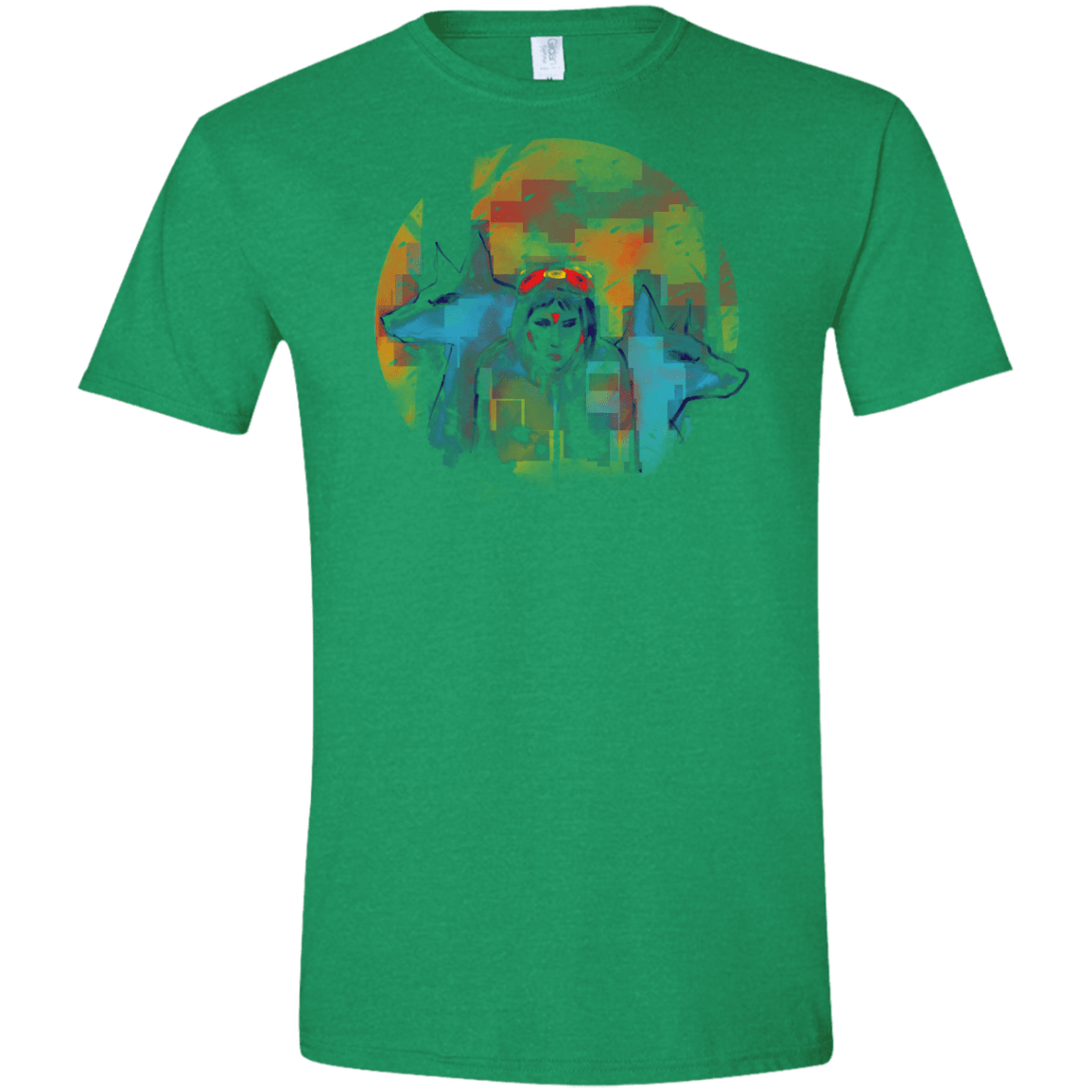 T-Shirts Heather Irish Green / S Inked Princess Men's Semi-Fitted Softstyle