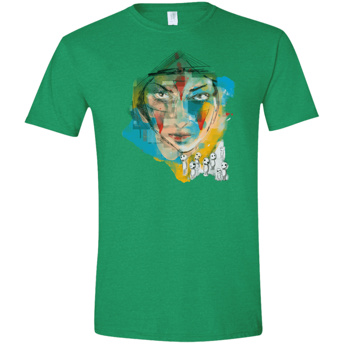 T-Shirts Heather Irish Green / S Inked princess Men's Semi-Fitted Softstyle