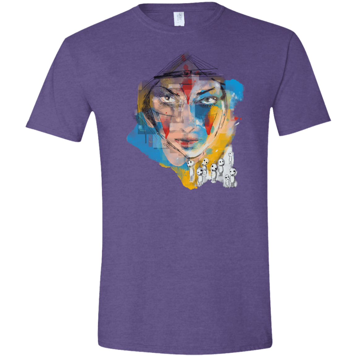 T-Shirts Heather Purple / S Inked princess Men's Semi-Fitted Softstyle