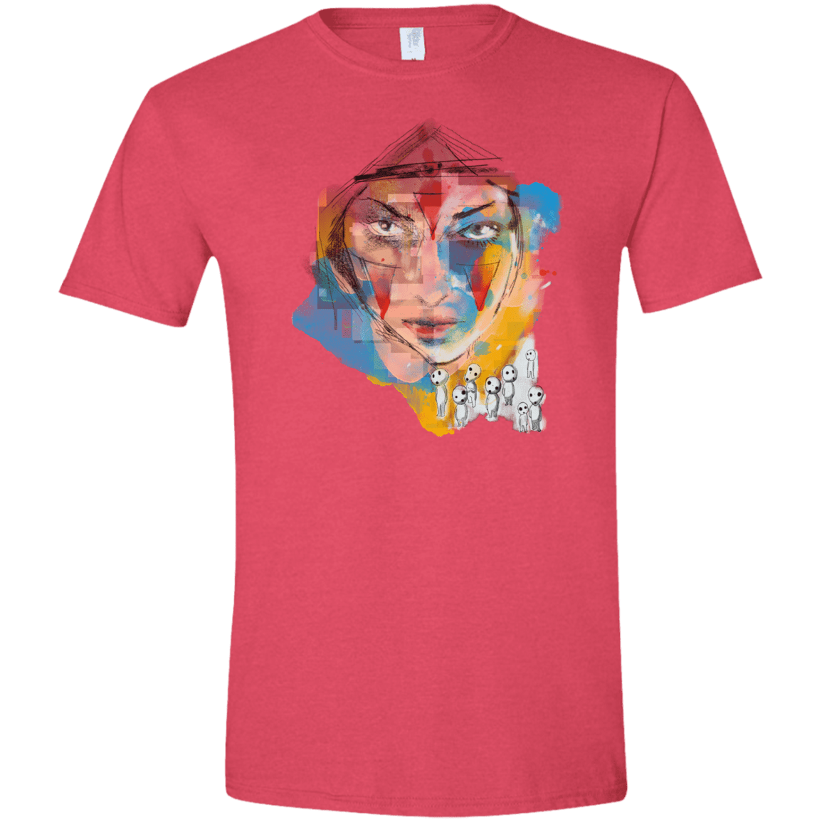 T-Shirts Heather Red / S Inked princess Men's Semi-Fitted Softstyle