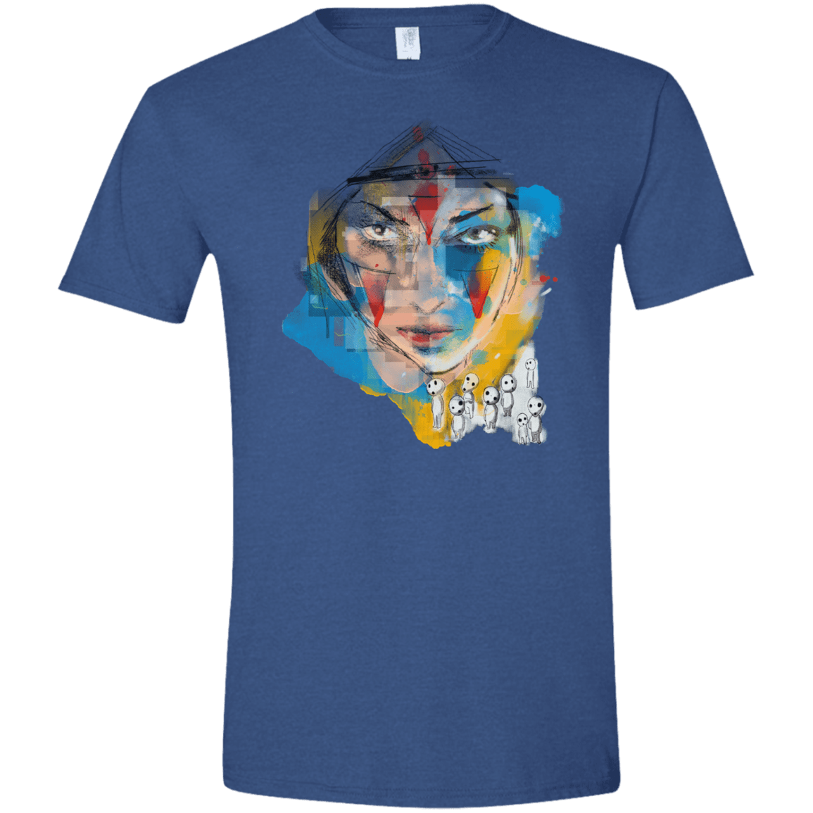 T-Shirts Heather Royal / X-Small Inked princess Men's Semi-Fitted Softstyle