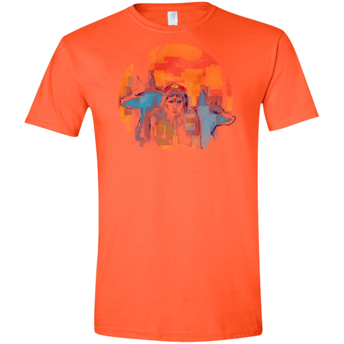 T-Shirts Orange / S Inked Princess Men's Semi-Fitted Softstyle