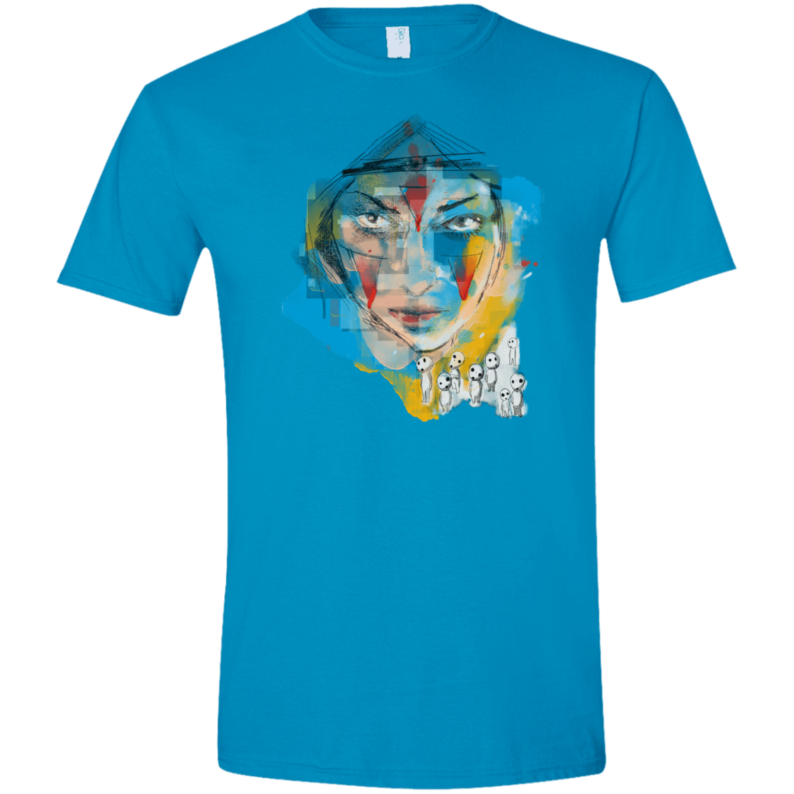 T-Shirts Sapphire / S Inked princess Men's Semi-Fitted Softstyle