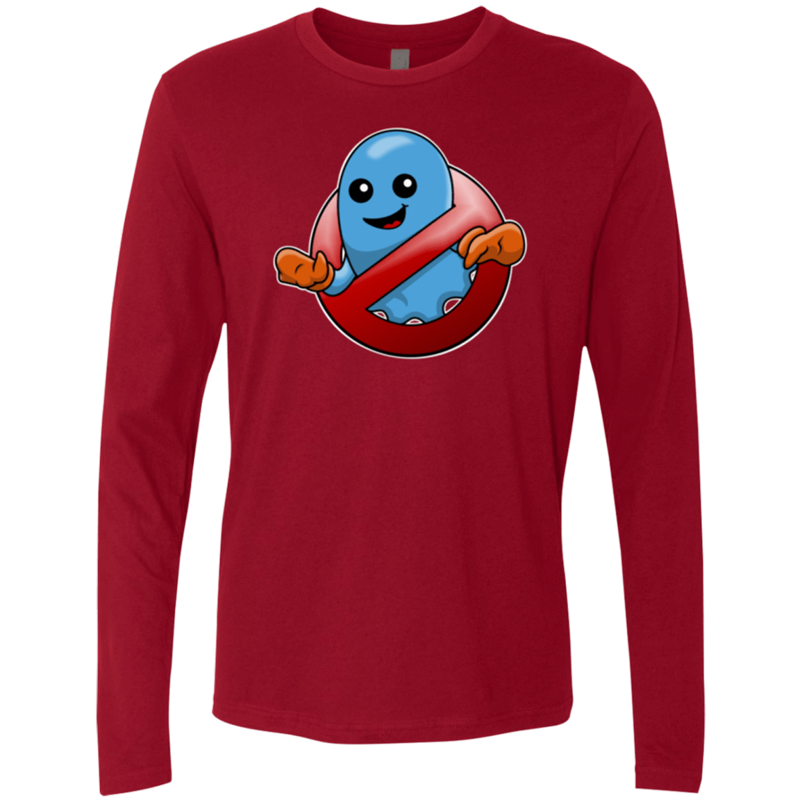 T-Shirts Cardinal / Small Inky Buster Men's Premium Long Sleeve