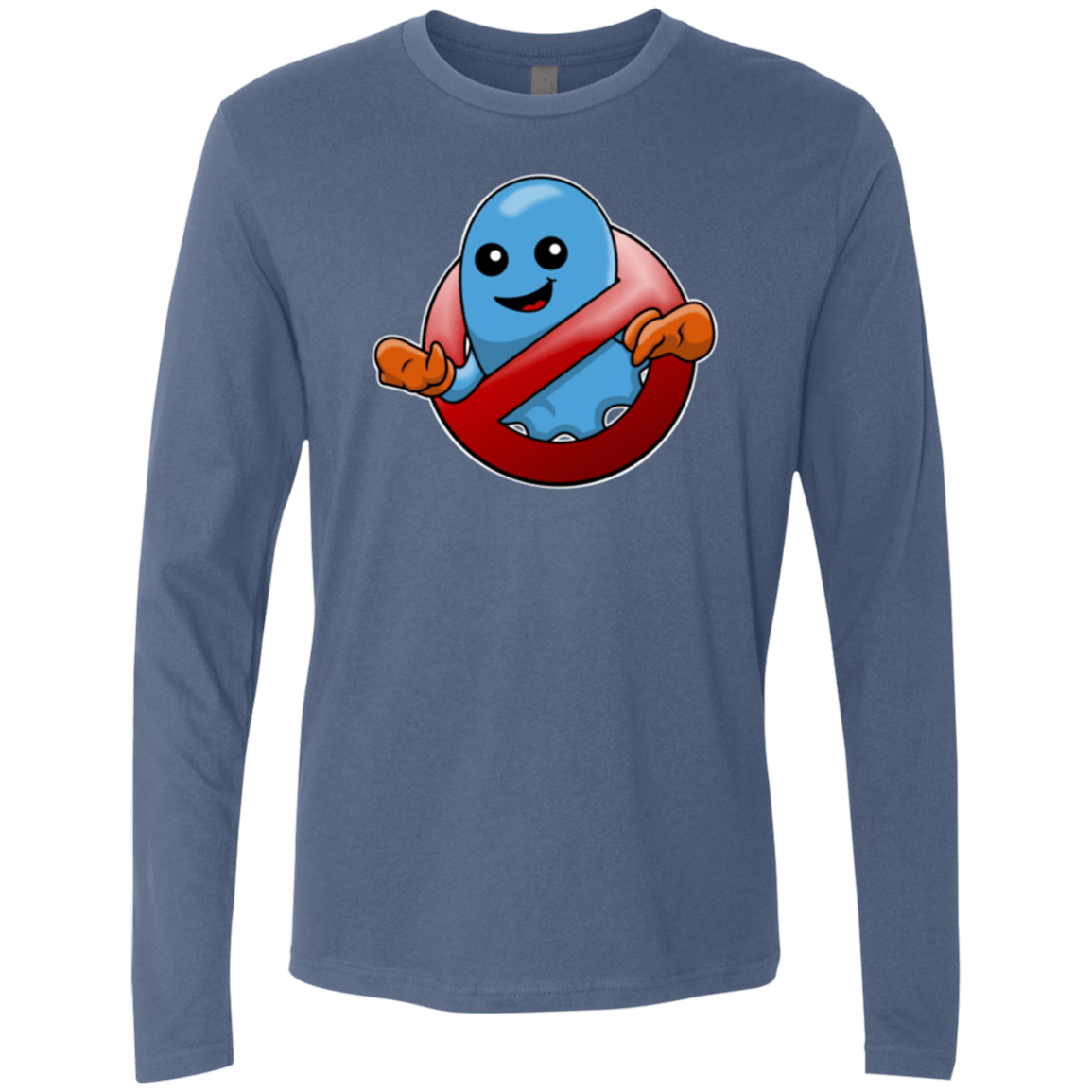 T-Shirts Indigo / Small Inky Buster Men's Premium Long Sleeve