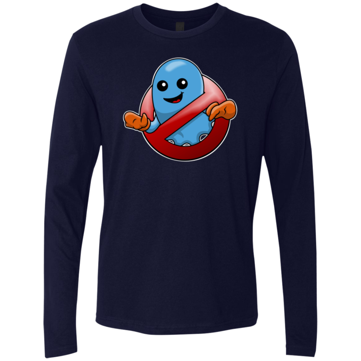 T-Shirts Midnight Navy / Small Inky Buster Men's Premium Long Sleeve