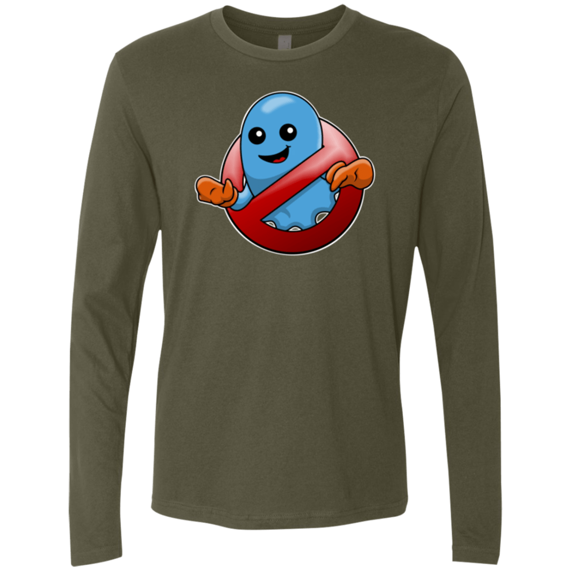 T-Shirts Military Green / Small Inky Buster Men's Premium Long Sleeve