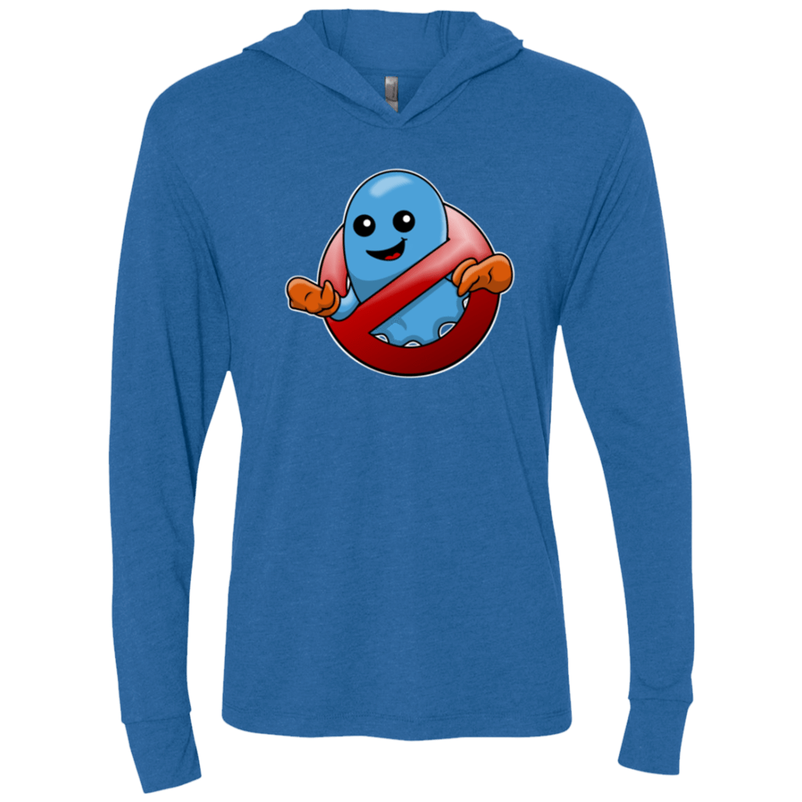 T-Shirts Vintage Royal / X-Small Inky Buster Triblend Long Sleeve Hoodie Tee