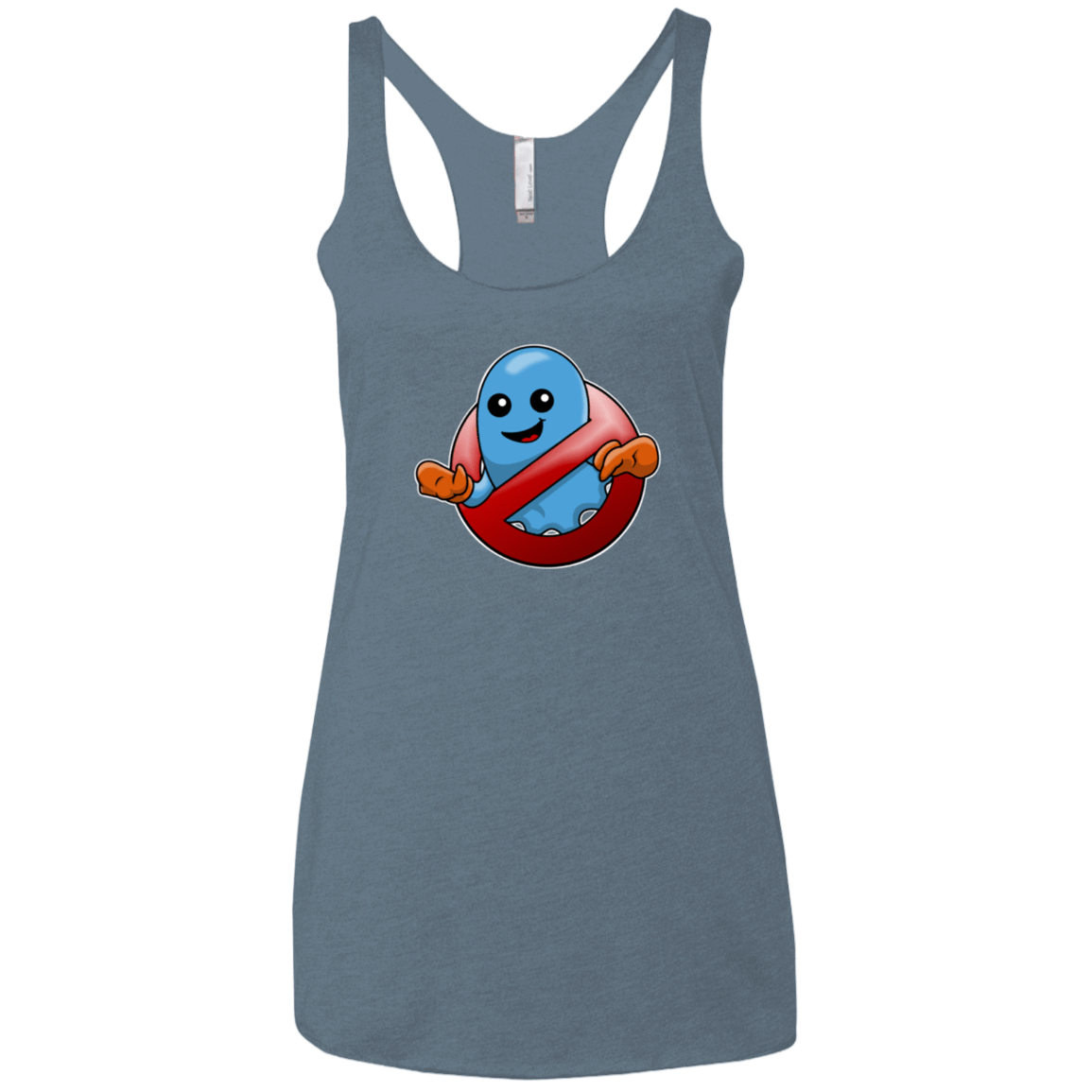 T-Shirts Indigo / X-Small Inky Buster Women's Triblend Racerback Tank