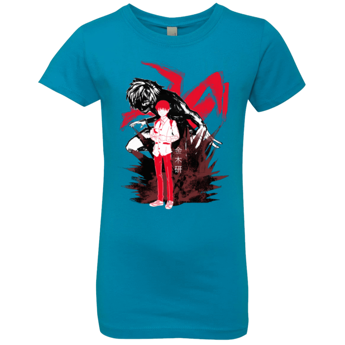 T-Shirts Turquoise / YXS Inner Ghoul Girls Premium T-Shirt