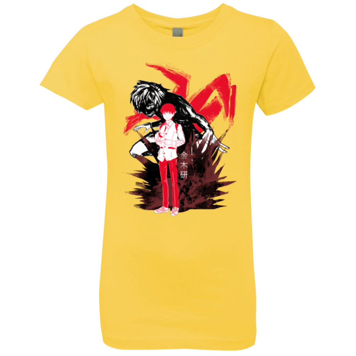 T-Shirts Vibrant Yellow / YXS Inner Ghoul Girls Premium T-Shirt