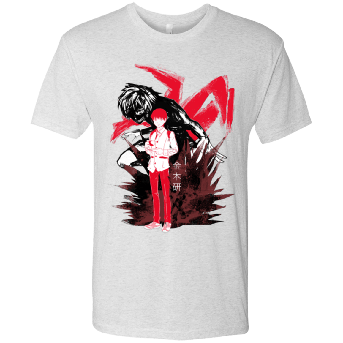T-Shirts Heather White / Small Inner Ghoul Men's Triblend T-Shirt