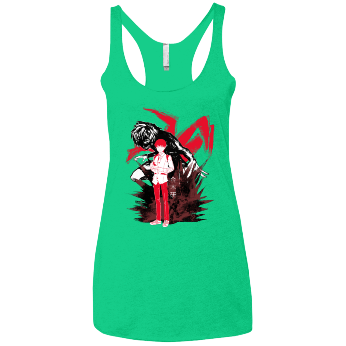 T-Shirts Envy / X-Small Inner Ghoul Women's Triblend Racerback Tank