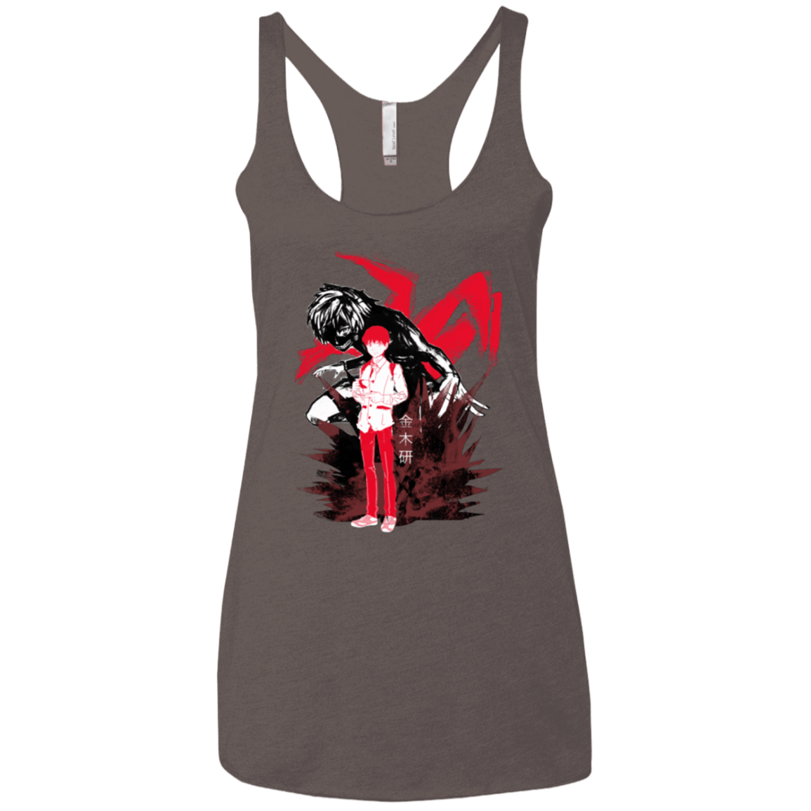 T-Shirts Macchiato / X-Small Inner Ghoul Women's Triblend Racerback Tank