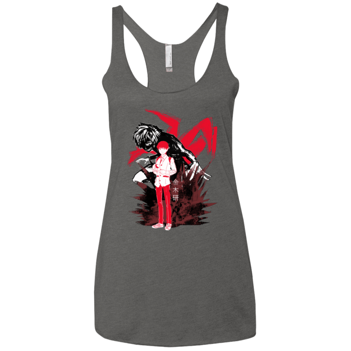 T-Shirts Premium Heather / X-Small Inner Ghoul Women's Triblend Racerback Tank