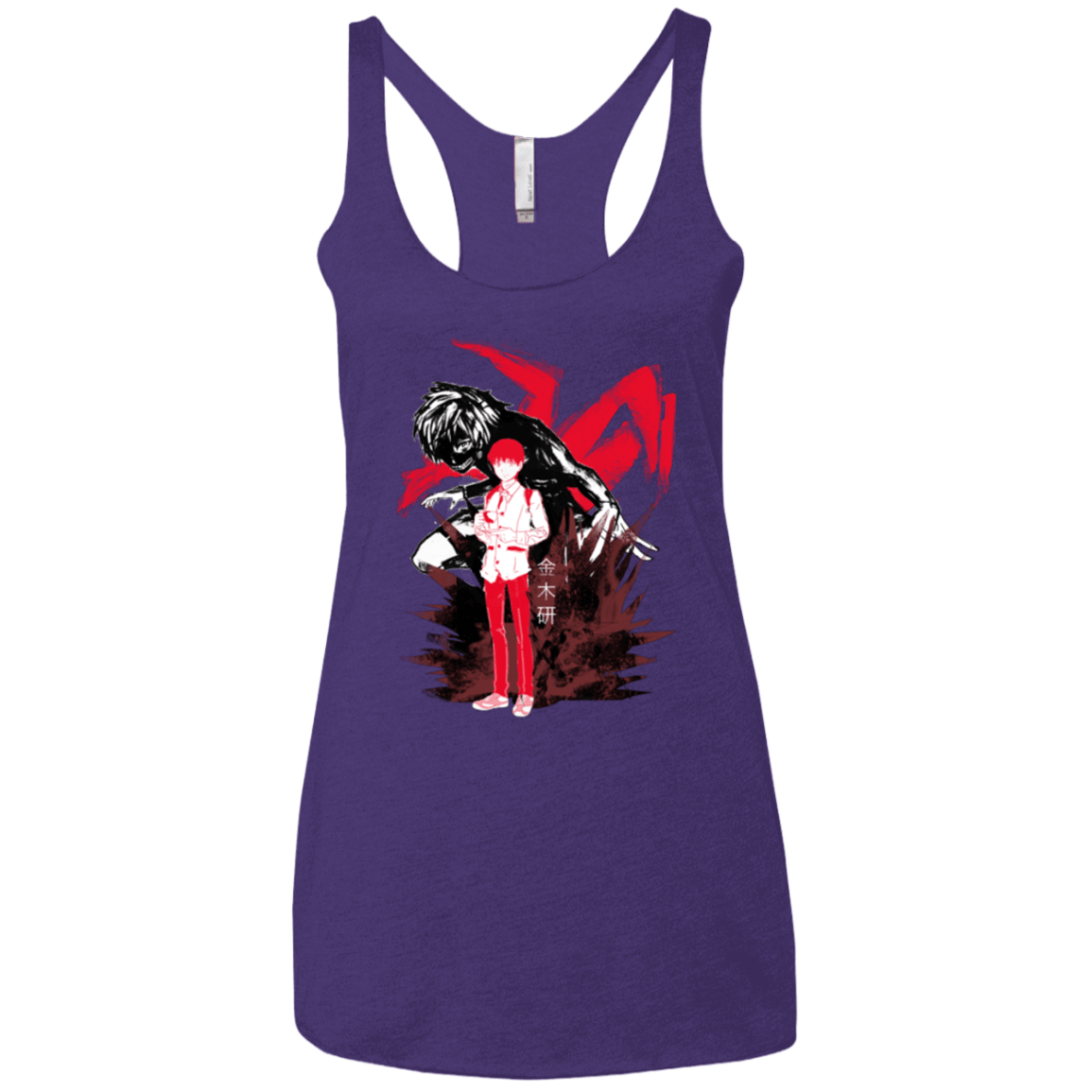 T-Shirts Purple / X-Small Inner Ghoul Women's Triblend Racerback Tank