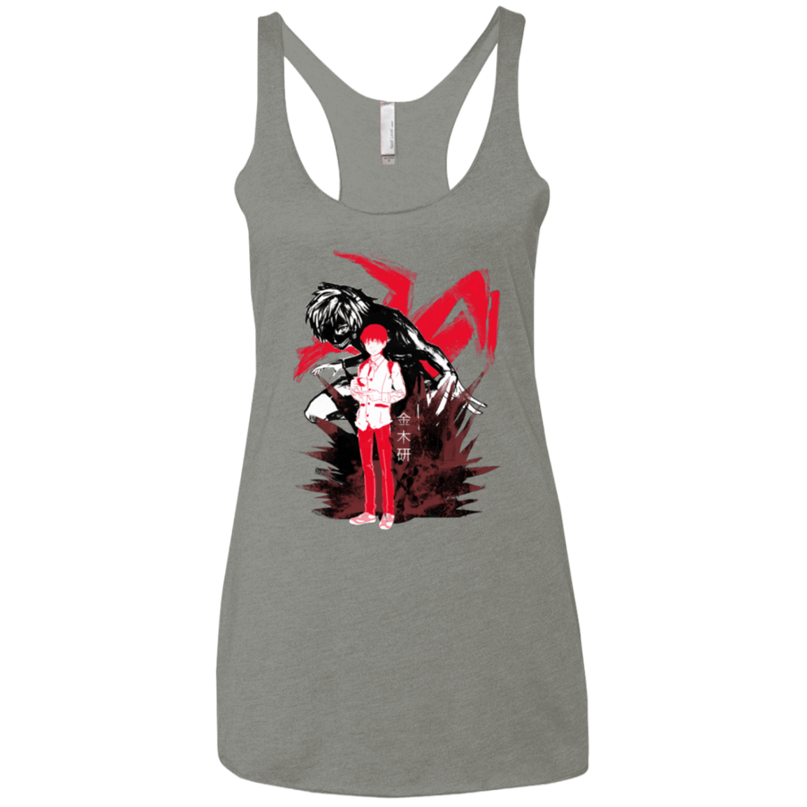 T-Shirts Venetian Grey / X-Small Inner Ghoul Women's Triblend Racerback Tank