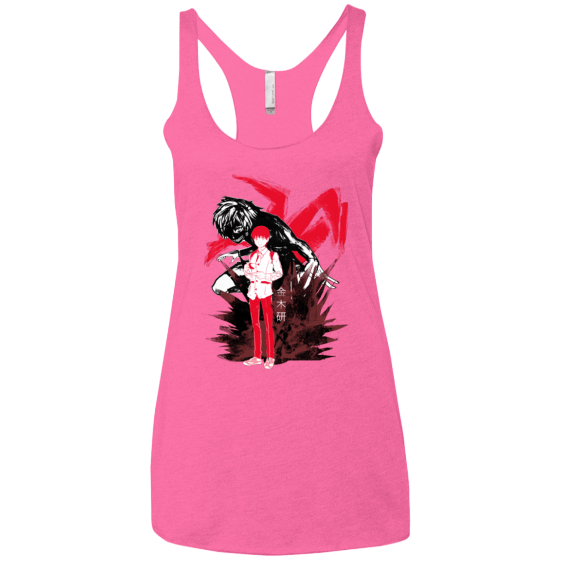 T-Shirts Vintage Pink / X-Small Inner Ghoul Women's Triblend Racerback Tank