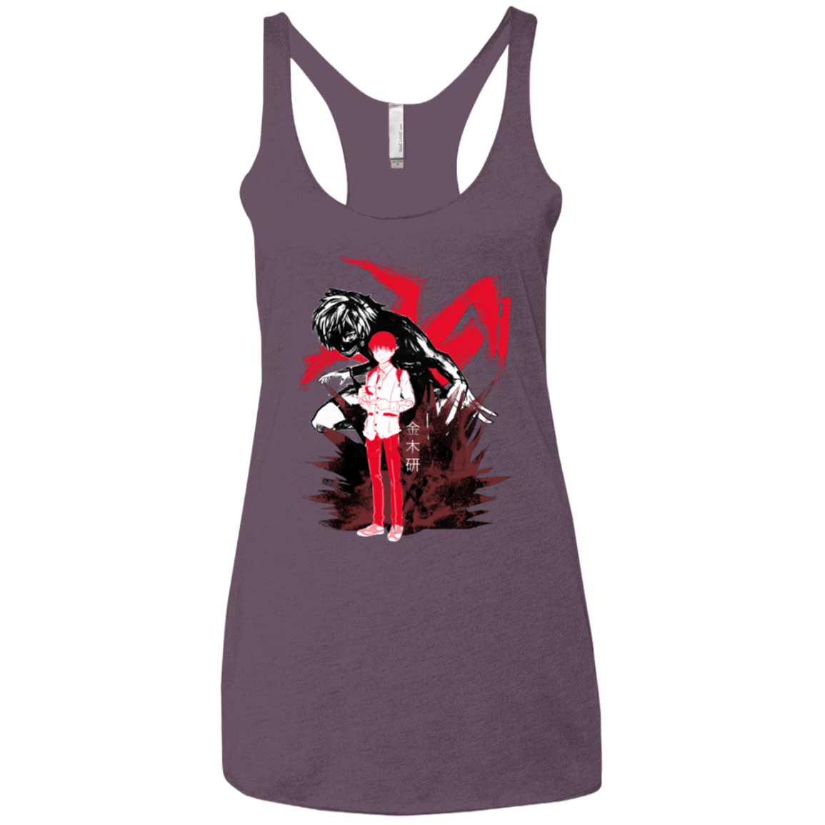 T-Shirts Vintage Purple / X-Small Inner Ghoul Women's Triblend Racerback Tank