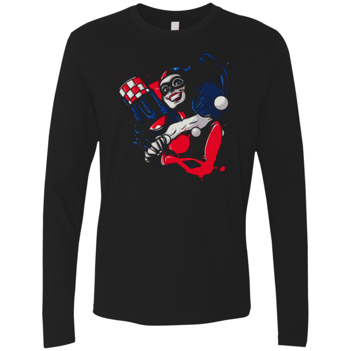 T-Shirts Black / Small Insane Queen Men's Premium Long Sleeve