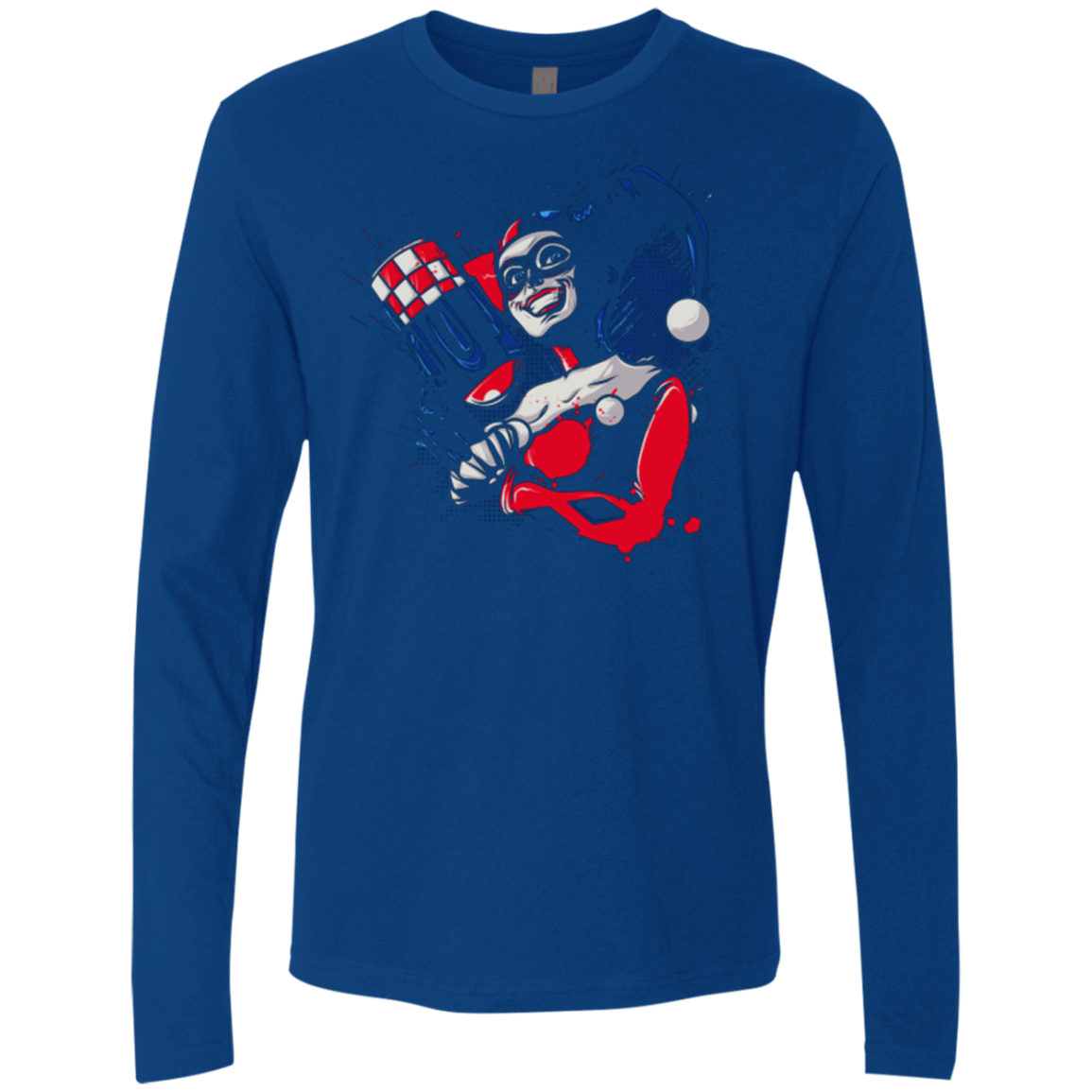 T-Shirts Royal / Small Insane Queen Men's Premium Long Sleeve