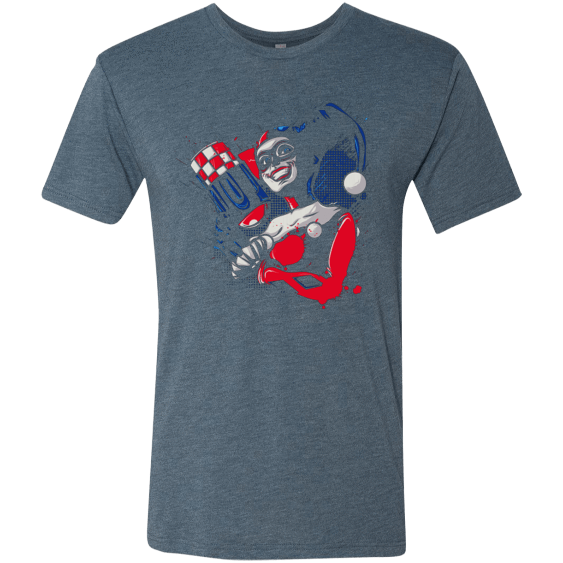 T-Shirts Indigo / Small Insane Queen Men's Triblend T-Shirt