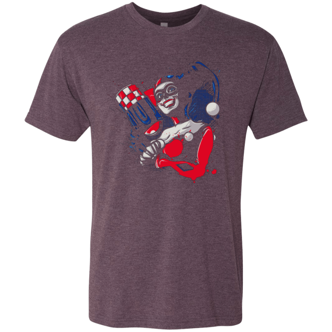 T-Shirts Vintage Purple / Small Insane Queen Men's Triblend T-Shirt