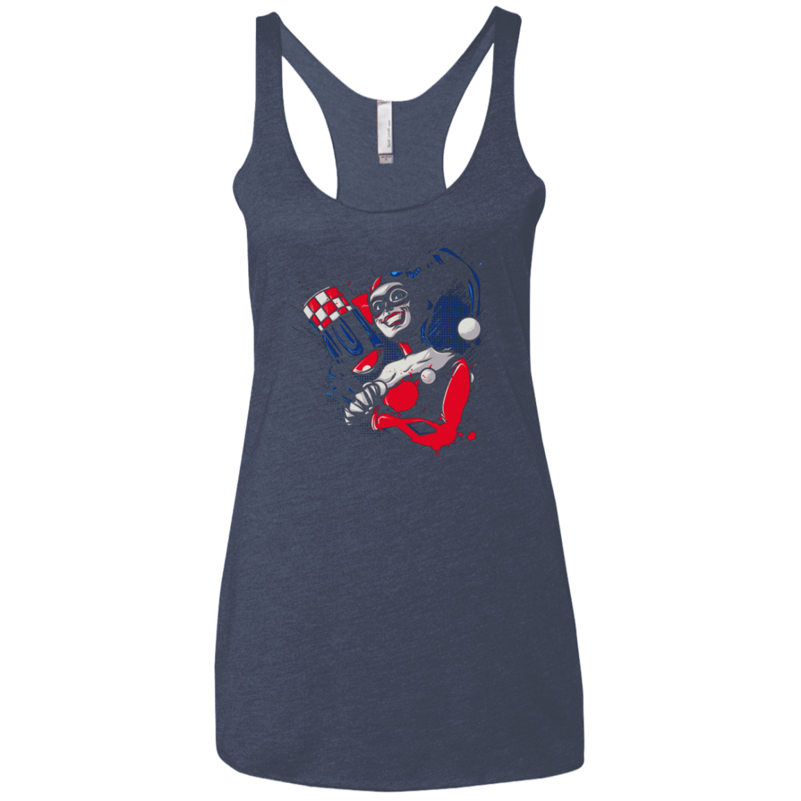 T-Shirts Vintage Navy / X-Small Insane Queen Women's Triblend Racerback Tank