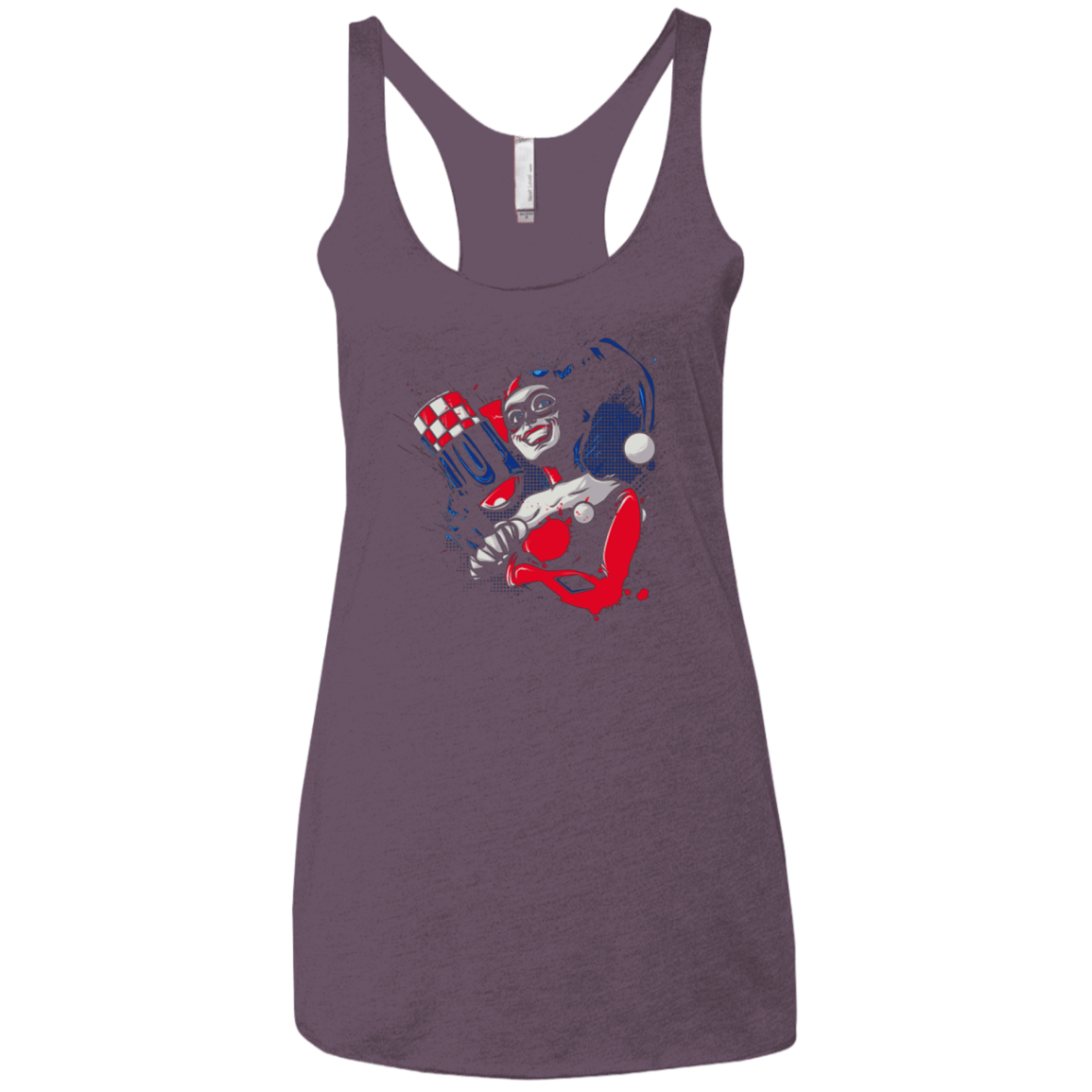 T-Shirts Vintage Purple / X-Small Insane Queen Women's Triblend Racerback Tank