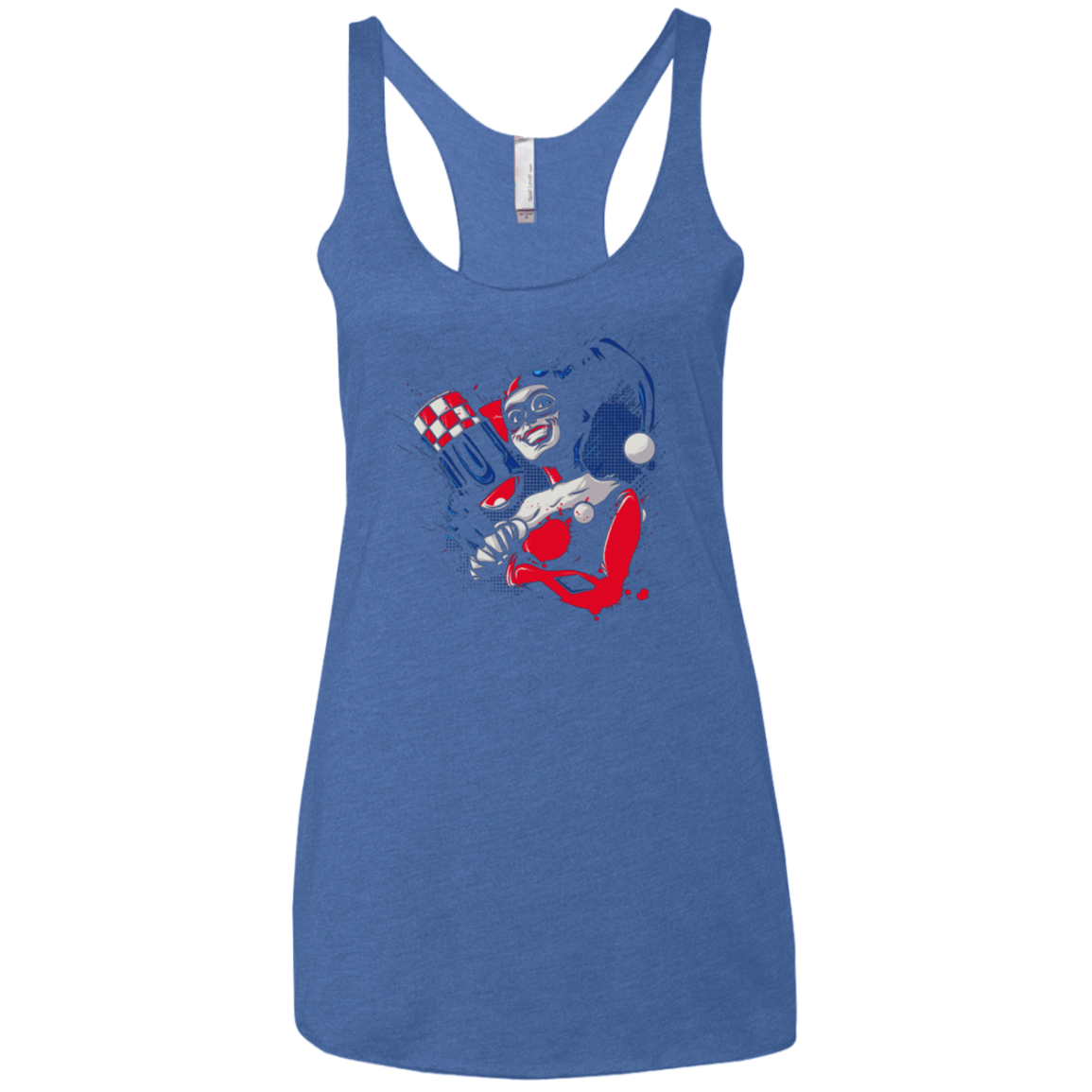 T-Shirts Vintage Royal / X-Small Insane Queen Women's Triblend Racerback Tank