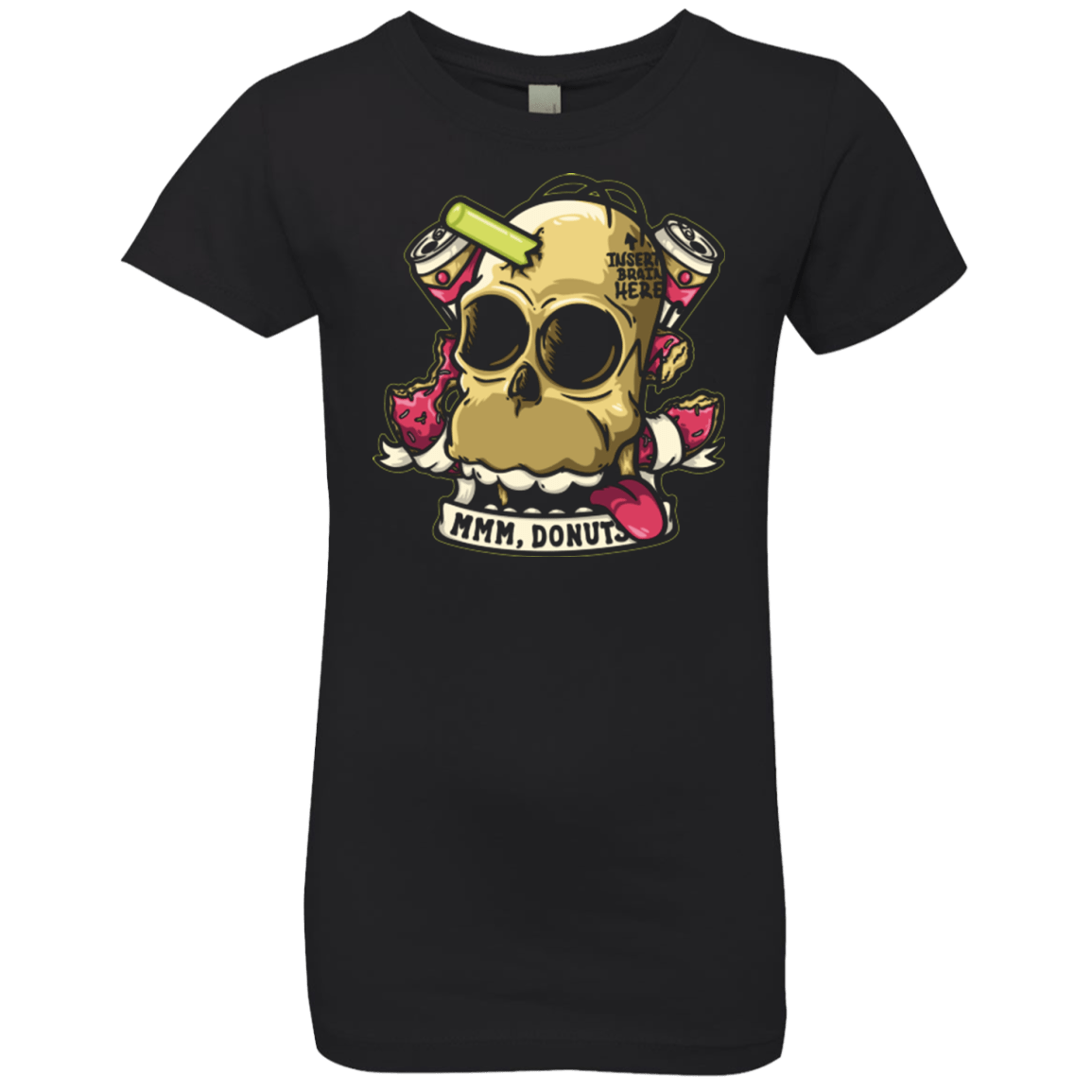 Insert Brain Here Girls Premium T-Shirt