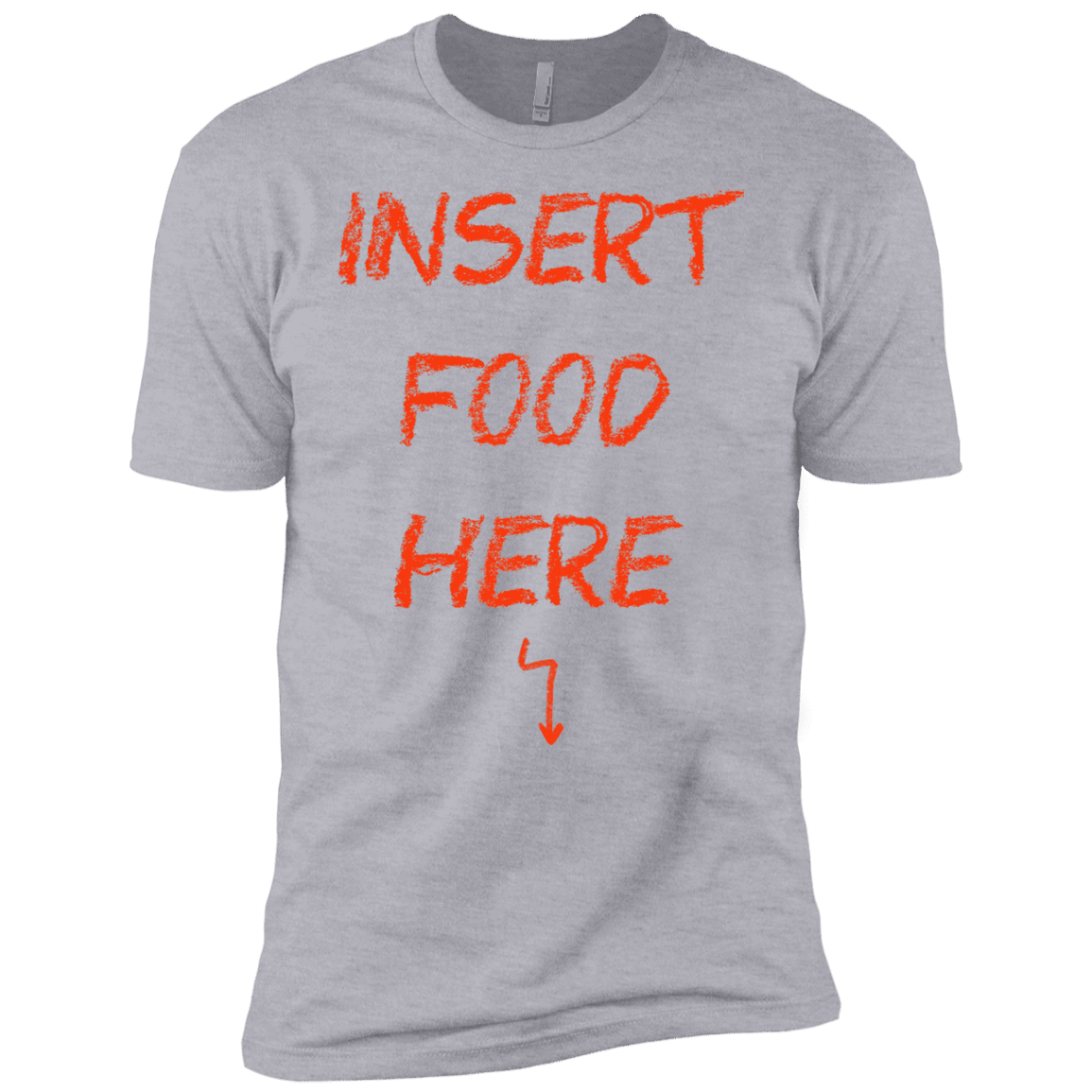 T-Shirts Heather Grey / YXS Insert Food Boys Premium T-Shirt