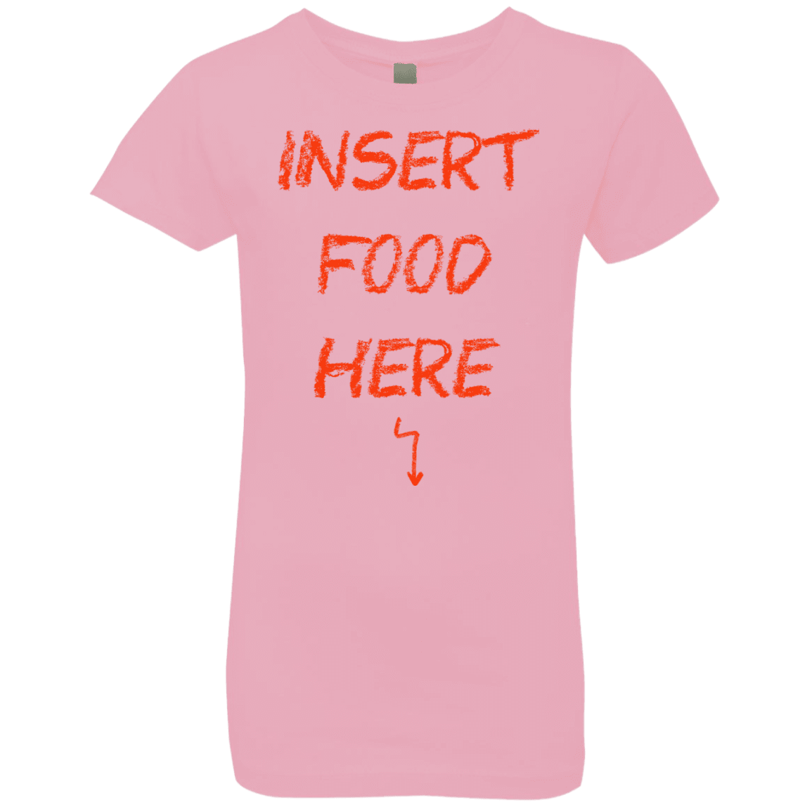 T-Shirts Light Pink / YXS Insert Food Girls Premium T-Shirt