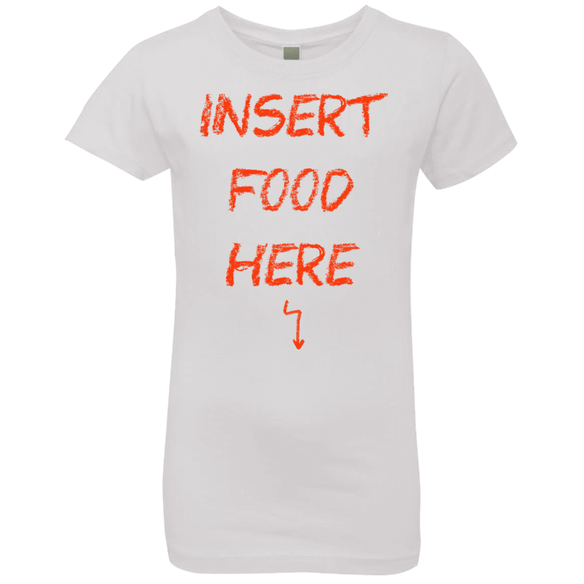 T-Shirts White / YXS Insert Food Girls Premium T-Shirt