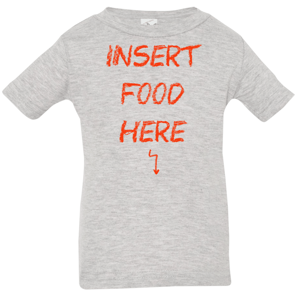 T-Shirts Heather Grey / 6 Months Insert Food Infant Premium T-Shirt