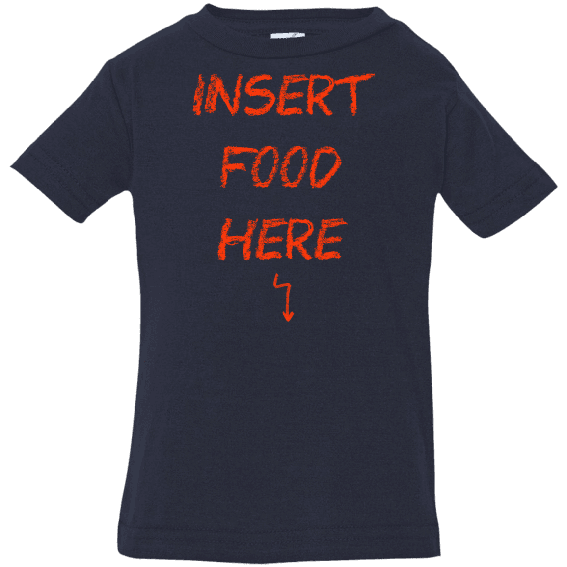 T-Shirts Navy / 6 Months Insert Food Infant Premium T-Shirt